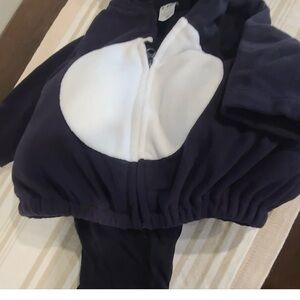 Carter's Black Hooded Onesie